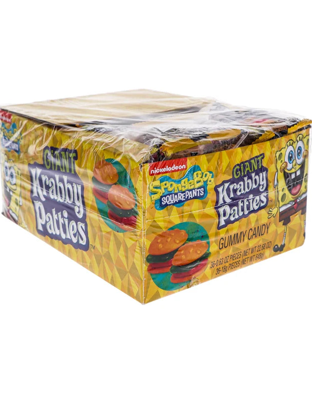 Spongebob Squarepants Giant Gummy Krabby Patties 36 Count image 0