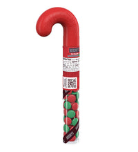 HERSHEY'S, HERSHEY-ETS Candy Coated Milk Chocolate Candy, Christmas, 1.4 oz, Filled Plastic Cane image 0