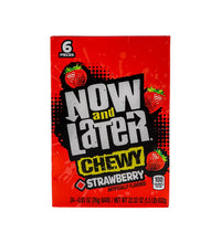 Now & Later 25c Chewy Strawberry Candy 24 Count - 6 Pieces image 0