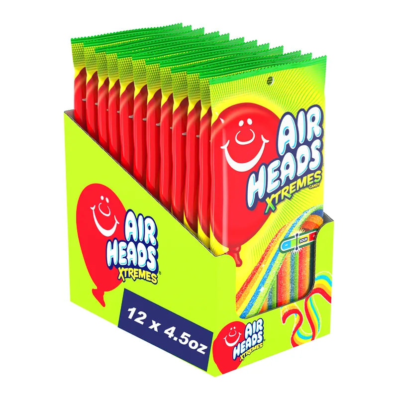 Airheads Xtreme Rainbow Berry Belts 12 Count - 4.5 oz image 0