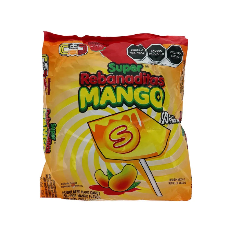 Super Rebanadita Mango Lolipop 20 Count - 0.88 oz image 0