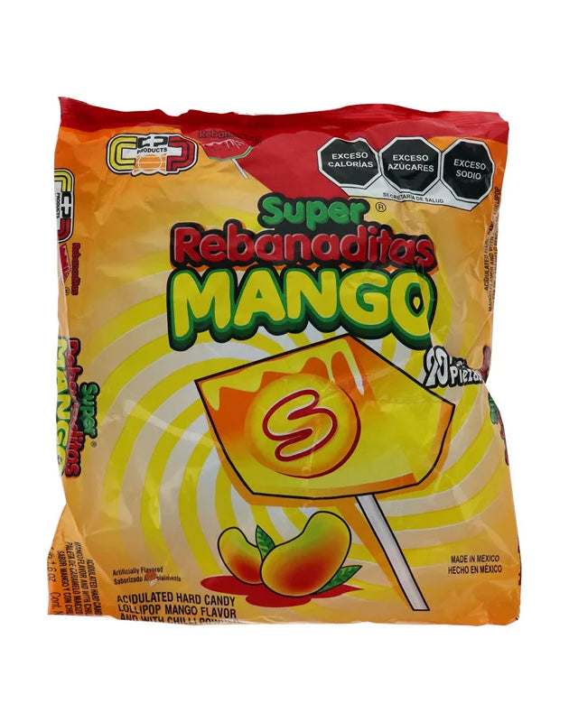 Super Rebanadita Mango Lolipop 20 Count - 0.88 oz image 0