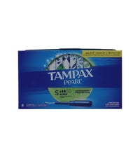 Tampax Pearl Tampons Super Unscented (Pack of 8) image 0