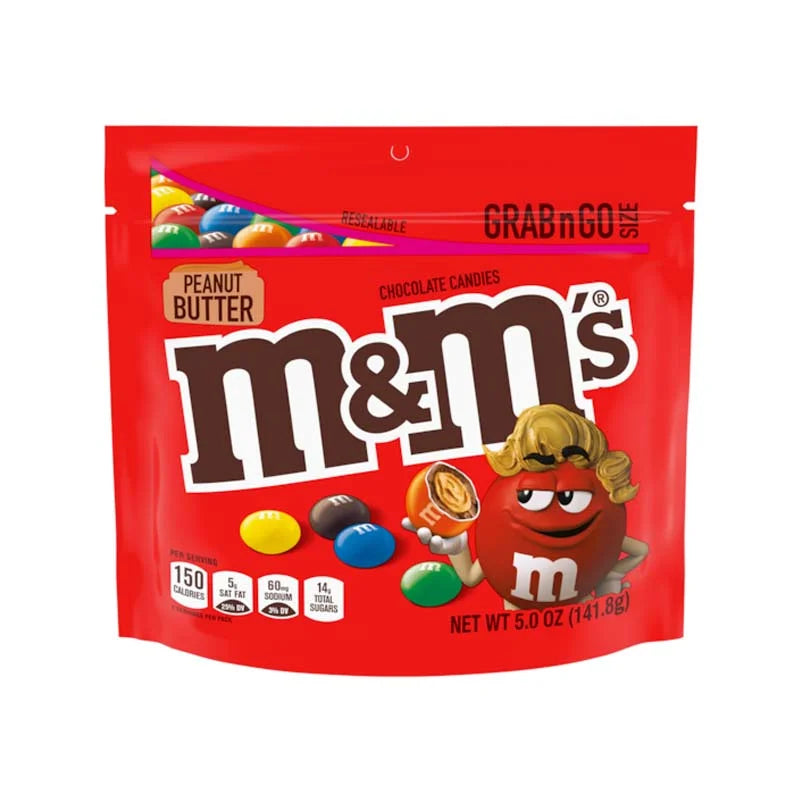 M&M's Peanut Butter Milk Chocolate Candy 8 Count - 5 oz image 0