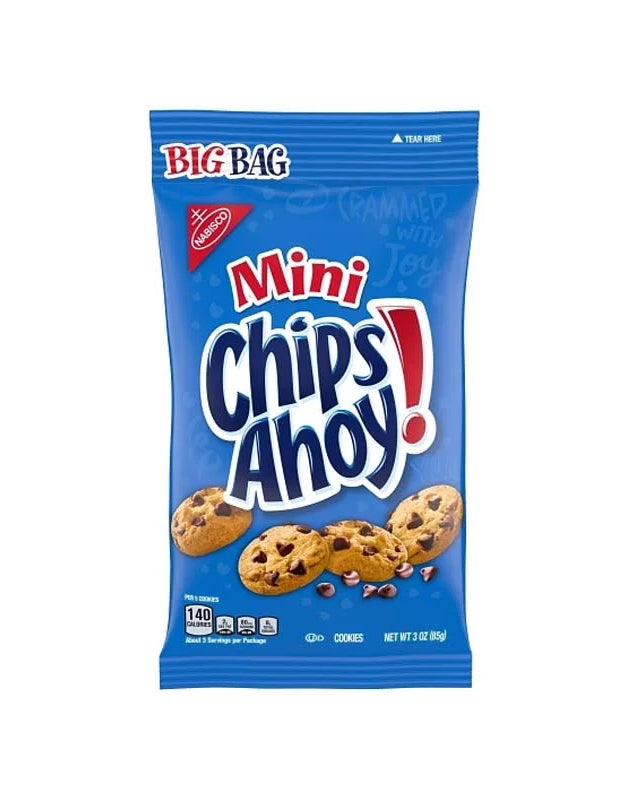Nabisco Chips Ahoy Mini - Big Bag 12 Count - 3 oz image 0