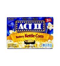 Act II Popcorn Kettle Corn 3 Count - 2.75 oz image 0