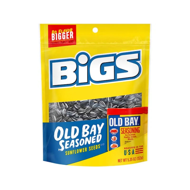 Bigs Old Bay Seasoned Sunflower Seeds 12 Count - 5.35 oz image 0