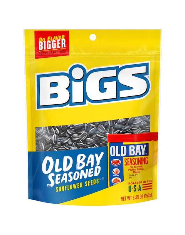 Bigs Old Bay Seasoned Sunflower Seeds 12 Count - 5.35 oz image 0