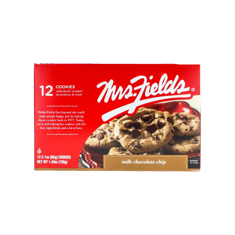 Mrs. Fields Milk Chocolate Chip Cookies 12 Count - 2.1 oz image 1