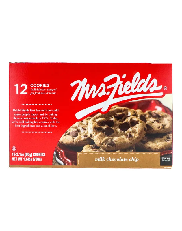 Mrs. Fields Milk Chocolate Chip Cookies 12 Count - 2.1 oz image 0