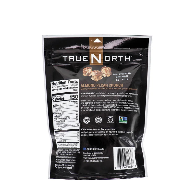 True North Almond Pecan Crunch Nut Clusters Bag 5 oz image 1