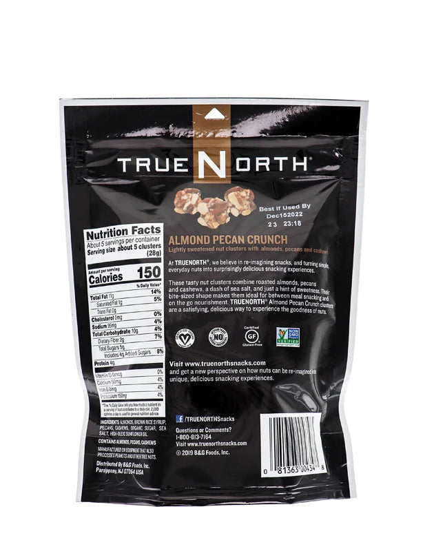 True North Almond Pecan Crunch Nut Clusters Bag 5 oz image 0