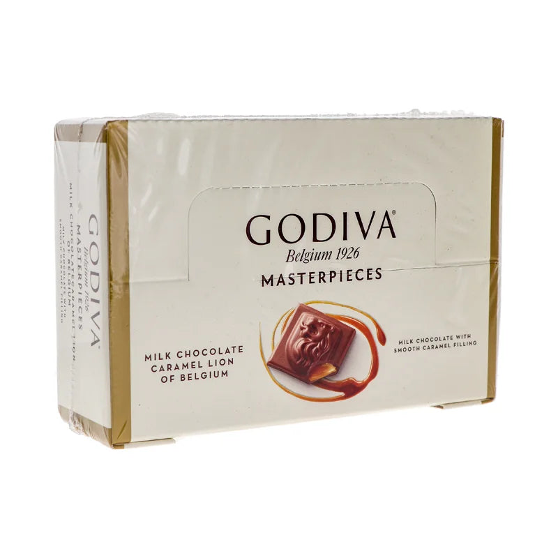 Godiva Masterpieces, Milk Chocolate Caramel Lions of Belgium (Count 12) image 1