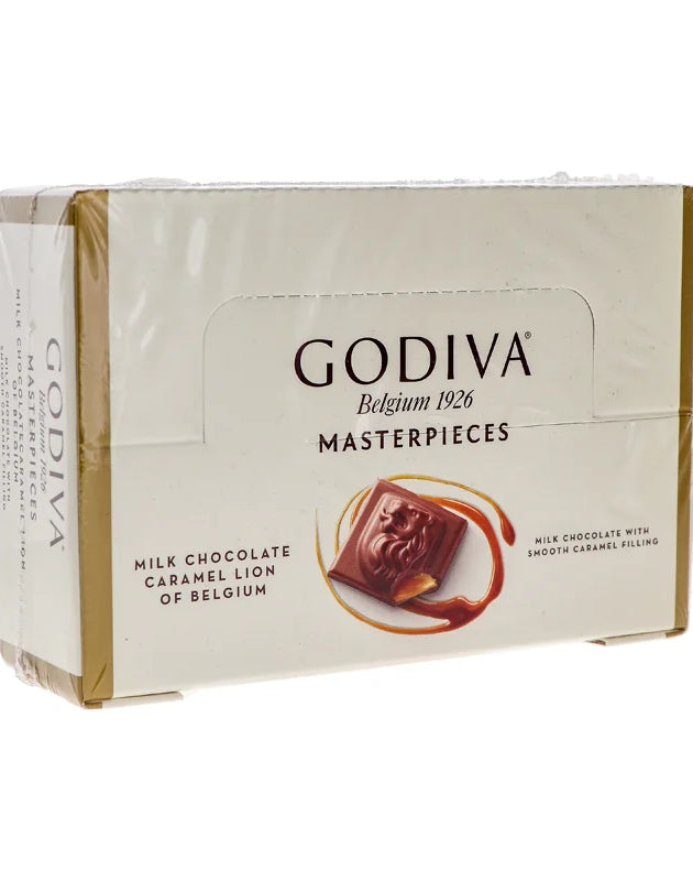 Godiva Masterpieces, Milk Chocolate Caramel Lions of Belgium (Count 12) image 0
