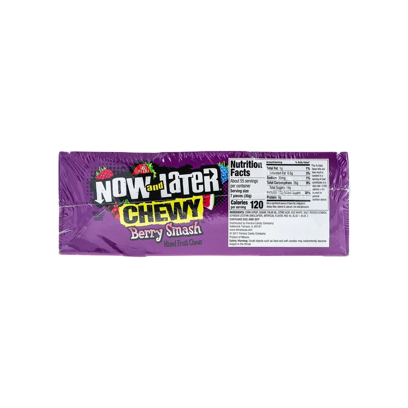 Now & Later Chewy Berry Smash Candy 24 Count - 16 Pieces image 2