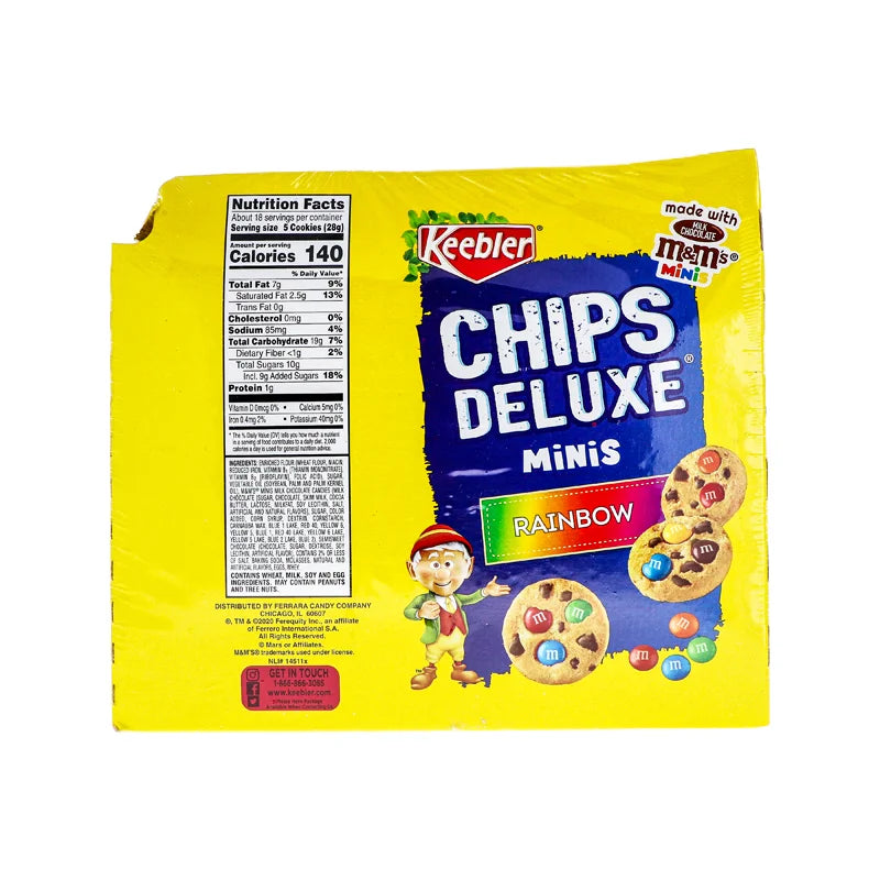 Keebler Chips Deluxe Rainbow Cookies with M&M's Mini 6 Count - 3 oz image 1