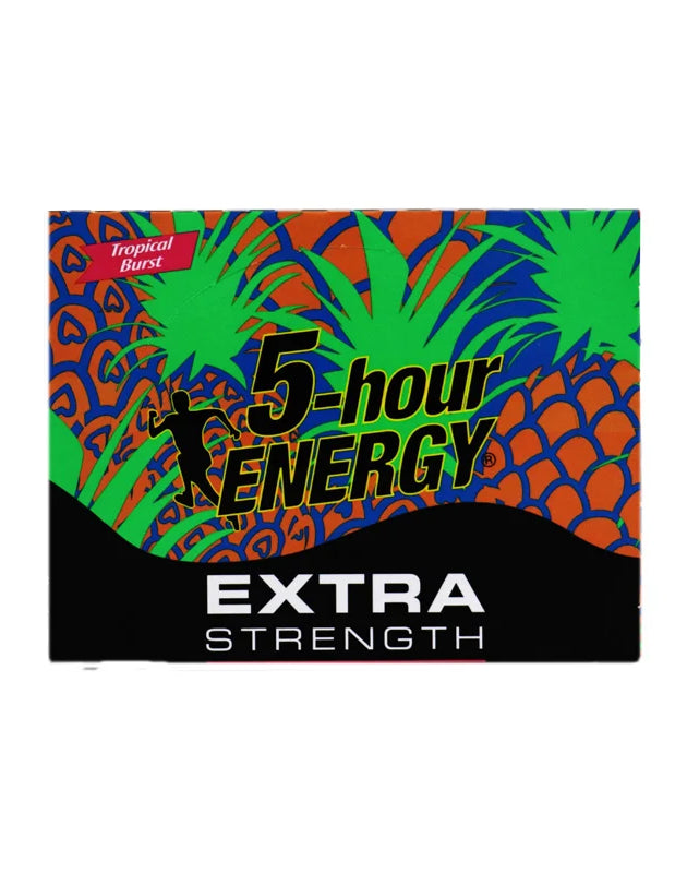 5-Hour Energy Shot, Extra Strength Tropical Burst 12 Count - 1.93 oz image 0