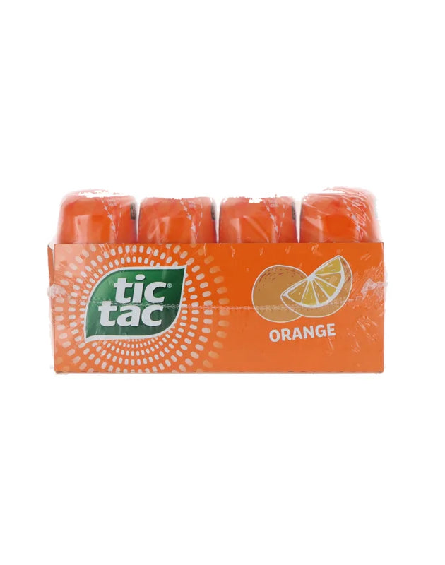 Tic Tac Fresh Breath Mints, Orange - Bottle 4 Count - 3.4 oz image 0