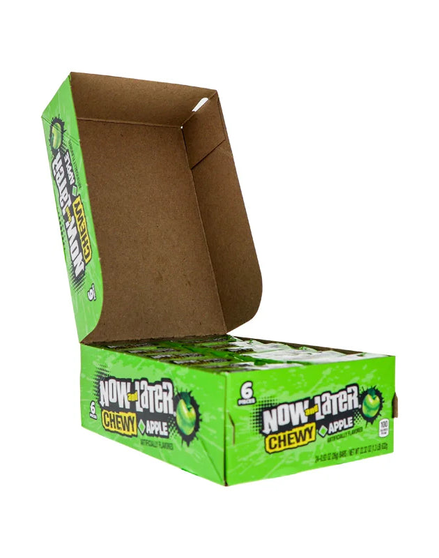 Now & Later 25c Chewy Apple Candy 24 Count - 6 Pieces image 0