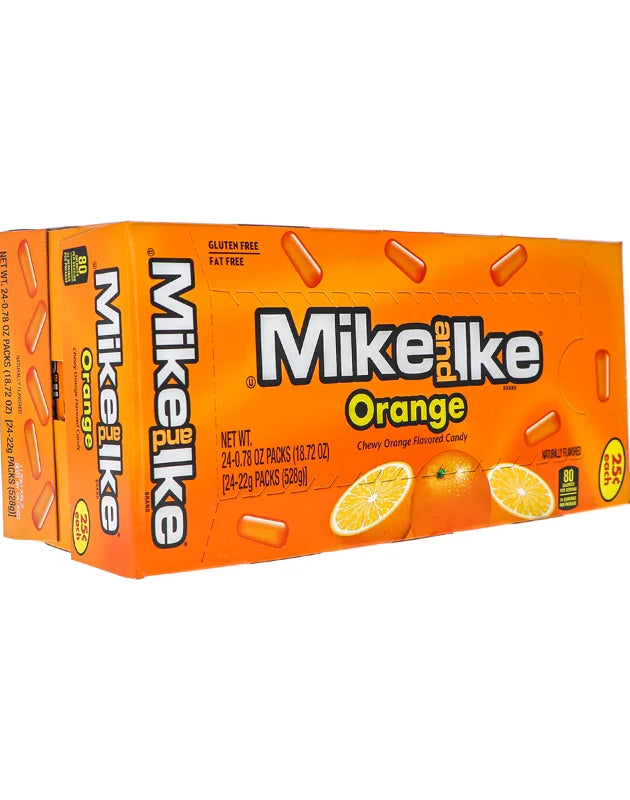 Mike And Ike 25c Orange Chewy Candies 24 Count - 0.78 oz image 0