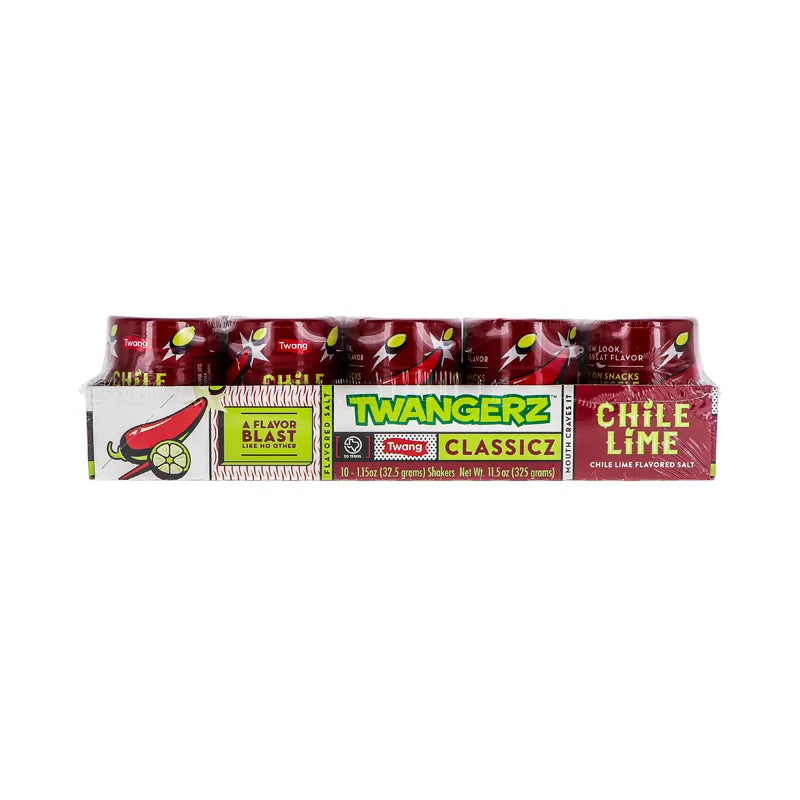 Twang Twangerz, Chili-Lime Salt - Bottle 10 Count - 1.15 oz image 0