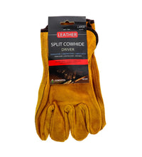 Gloves Leather Cowhead Rust Split Large (Assorted) - 1 Count Only image 0
