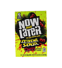 Now Later Changemakers Bars Xtreme Sour Cherry Count 24 - 6 Pieces image 0