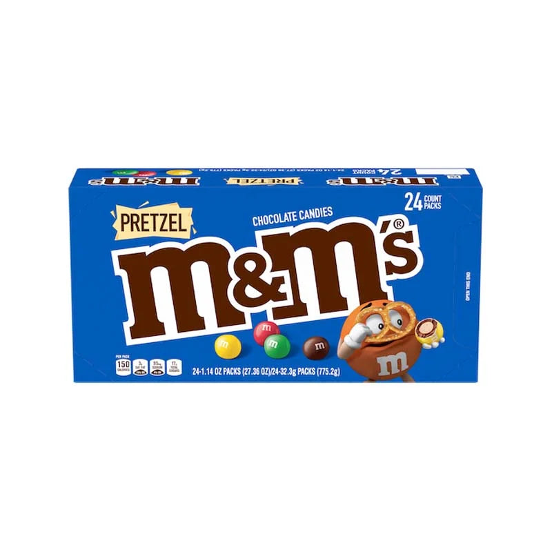 M&M's Pretzel Chocolate Candies 24 Count - 1.14 oz image 0