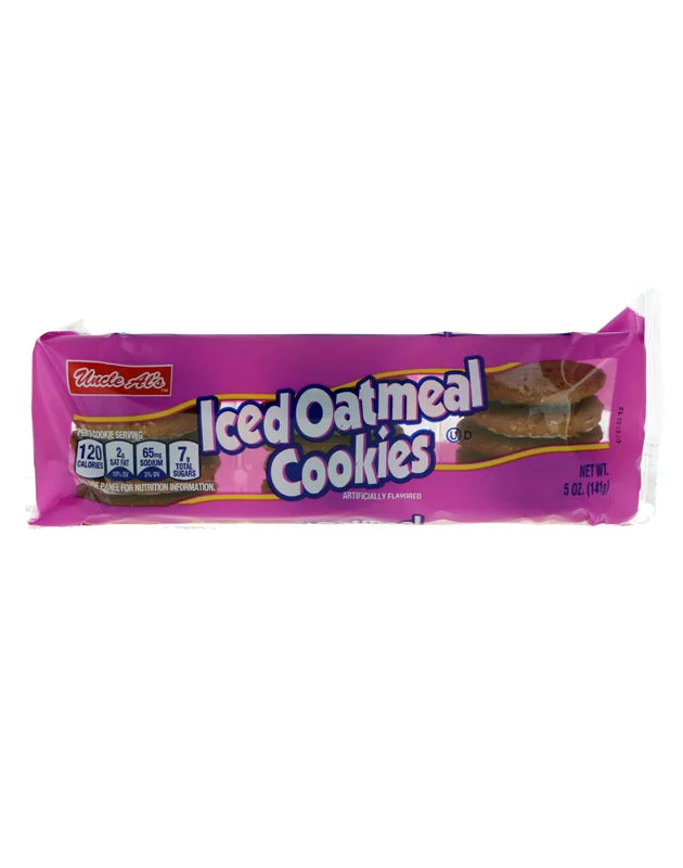 Uncle Al's Cookie Iced Oatmeal Cookies 12 Count - 5 oz image 0