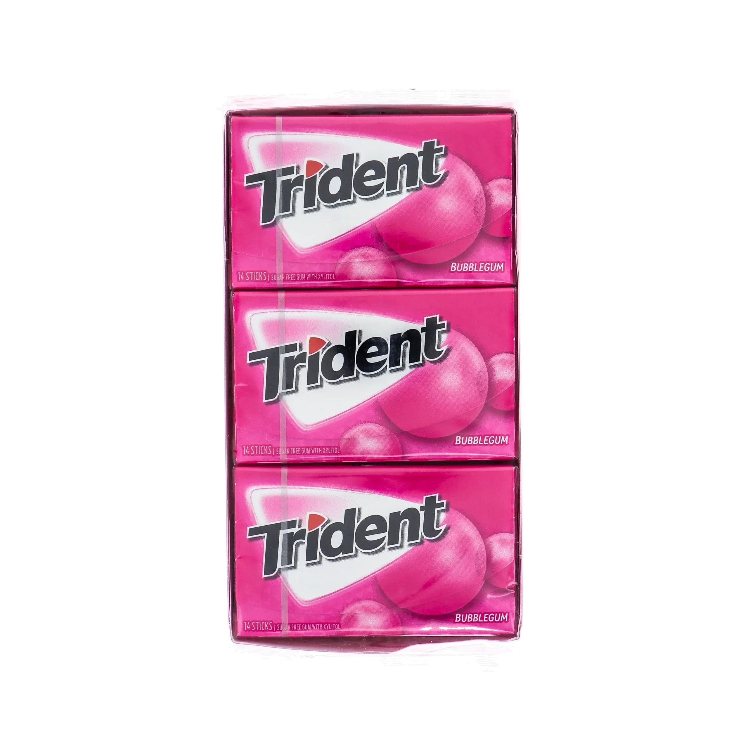 Trident Value Pack Bubble Gum 12 Count - 14 Pieces image 0