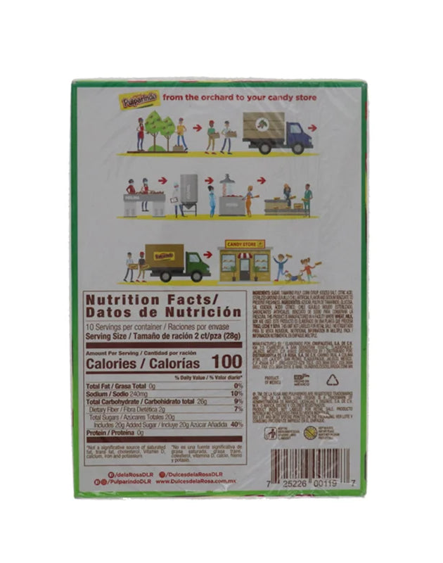 De La Rosa Pulparindo Sandia Bar 20 Count - 0.5 oz image 0