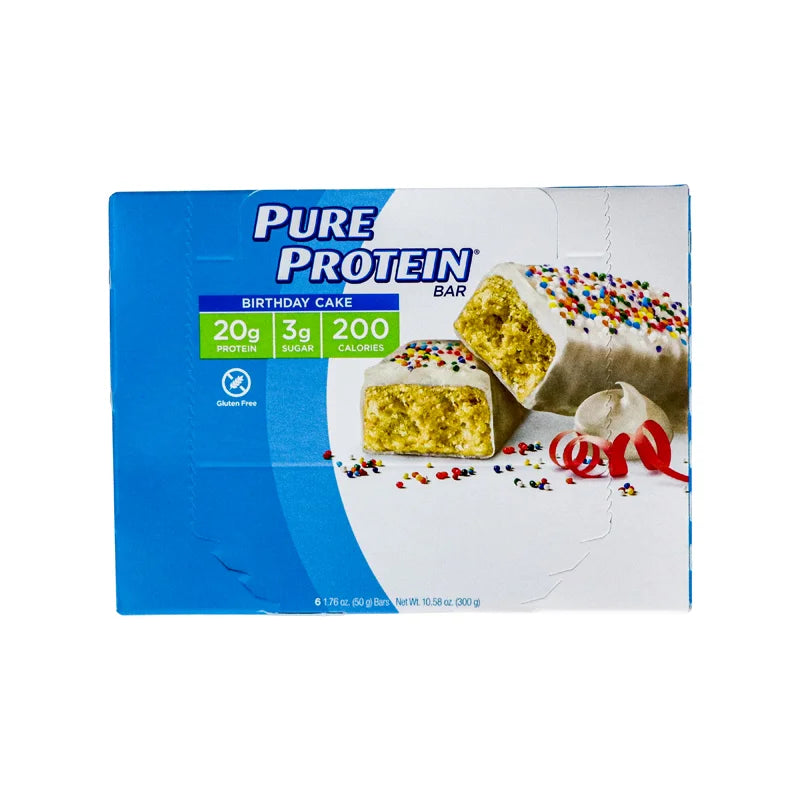 Pure Protein Birthday Cake Bar 1.76 oz - 6 Count image 0