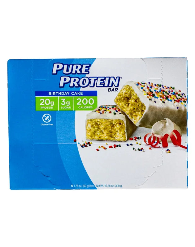 Pure Protein Birthday Cake Bar 1.76 oz - 6 Count image 0