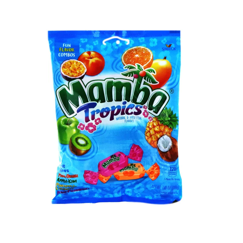 Mamba Tropics Fruit Chews 12 Count - 7.5 oz image 0