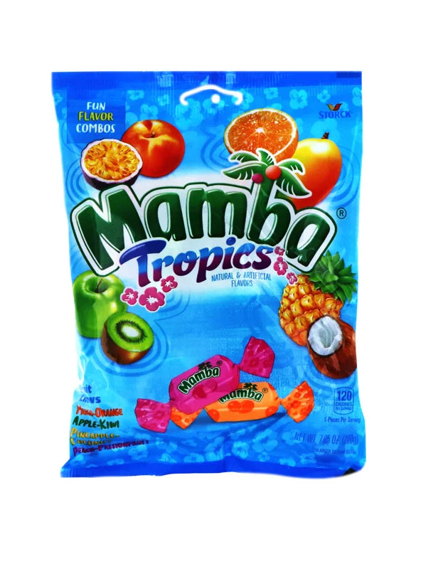 Mamba Tropics Fruit Chews 12 Count - 7.5 oz image 0