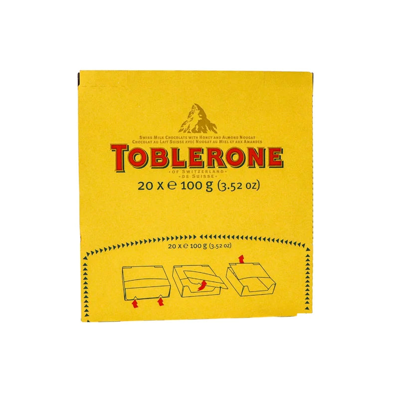 Toblerone Swiss Milk Chocolate XL Bar (Count 20) - 3.52 oz image 0