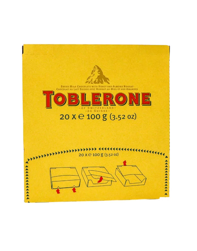 Toblerone Swiss Milk Chocolate XL Bar (Count 20) - 3.52 oz image 0