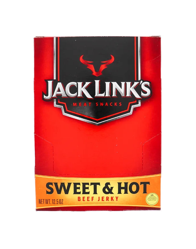 Jack Link Beef Jerky Sweet & Hot - Bag 10/1.25Oz image 0