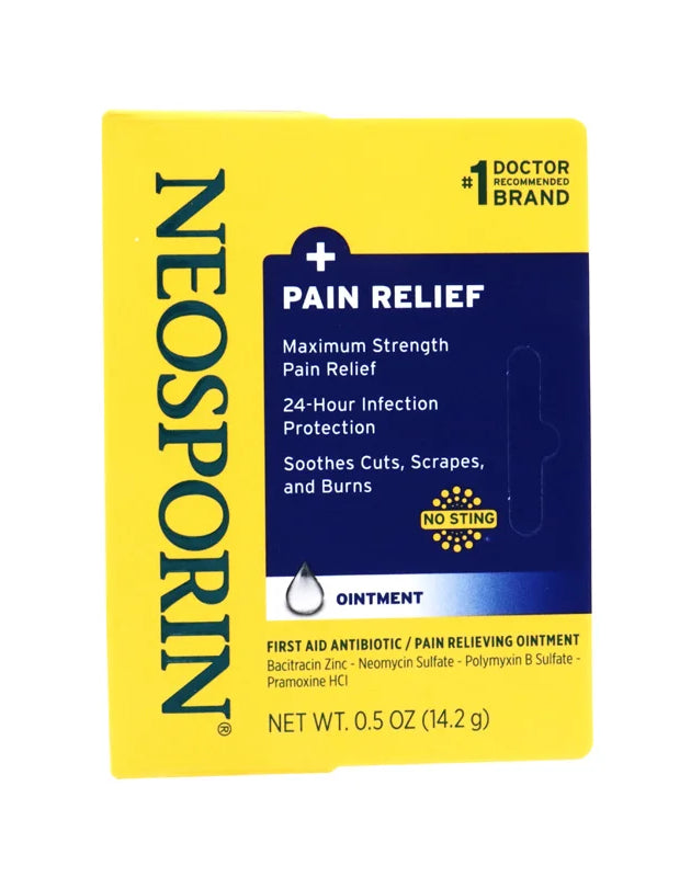 Neosporin + Pain Relief Ointment 0.50 oz image 0