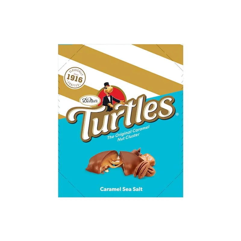 Demet's Turtles Sea Salt Caramel King Size Candy Bar 24 Count - 1.76 oz image 0