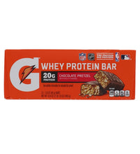 Gatorade Whey Protein Bars, Chocolate Pretzel, 2.8 oz bars image 0