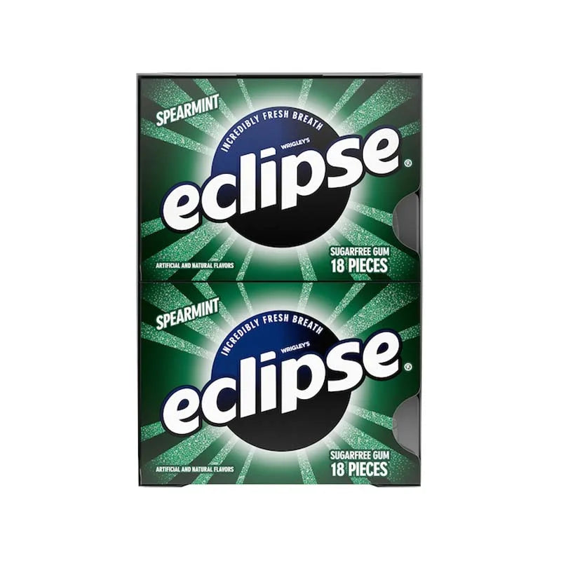 Eclipse Spearmint Sugar Free Gum (Pack of 8) - 18 Piece image 0
