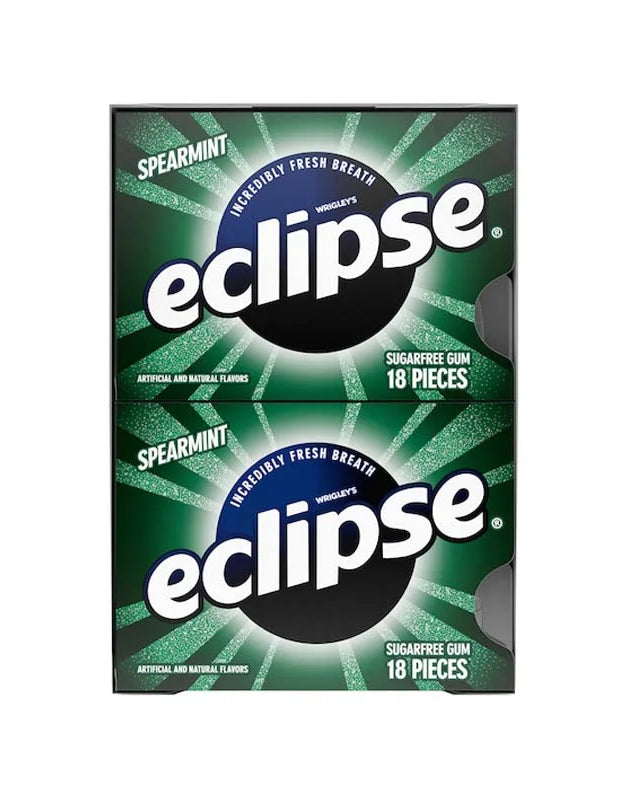 Eclipse Spearmint Sugar Free Gum (Pack of 8) - 18 Piece image 0
