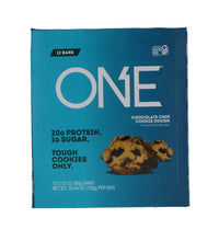 ONE Protein Bar Chocolate Chip Cookie Dough 12 Count - 2.12 oz image 0