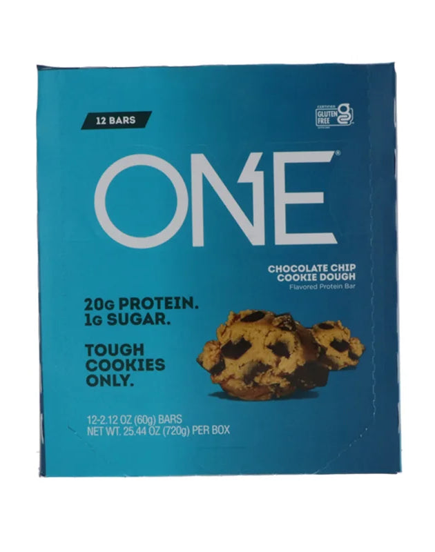 ONE Protein Bar Chocolate Chip Cookie Dough 12 Count - 2.12 oz image 0