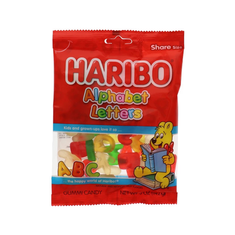 Haribo Alphabet Letters Gummies - 12 Pack - 5 oz image 0