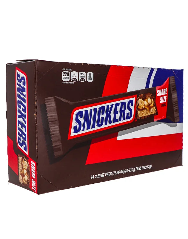 Snickers King Size Peanut Chocolate Original 24/3.29Oz image 0