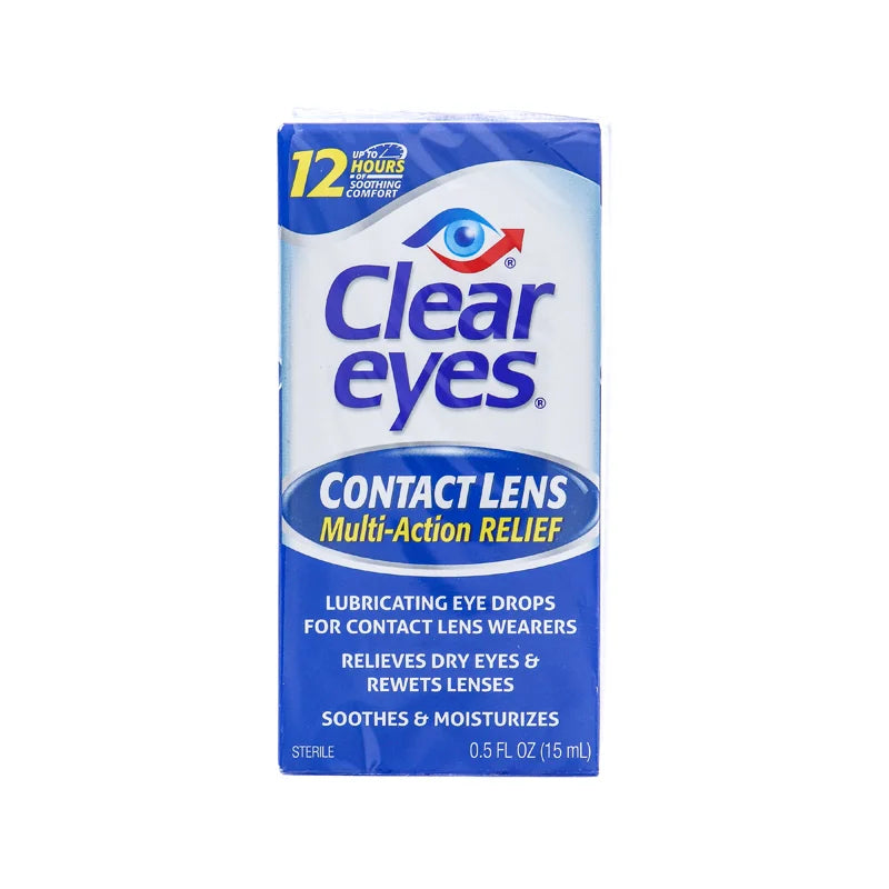 Clear Eyes Contact Lens Relief Eye Drops - 0.5 oz image 0