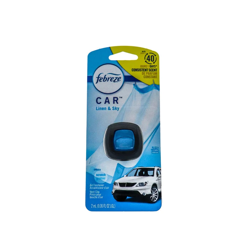 Febreze Car Vent Clip Air Freshener 1 Count - 0.06 oz image 0