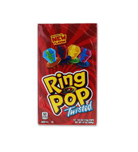 Topps Ring pop Twisted Fruit pop Candy 24 Count - 0.5 oz image 0